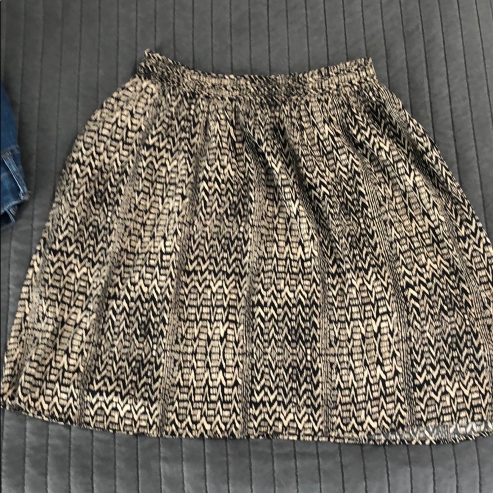 Mossimo Khaki and Black Skirt